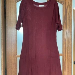 Brand New Knit & Love - Women’s Knit Dress- XL - Burgundy
